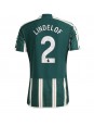 Billige Manchester United Victor Lindelof #2 Bortedrakt 2023-24 Kortermet